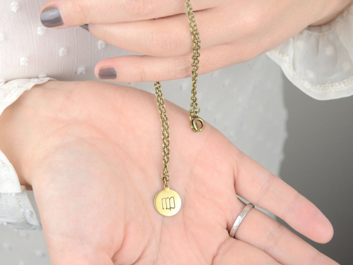 Delicate Star Sign Necklace // astrological sign necklace, astrology pendant, celestial jewellery, best friend gift