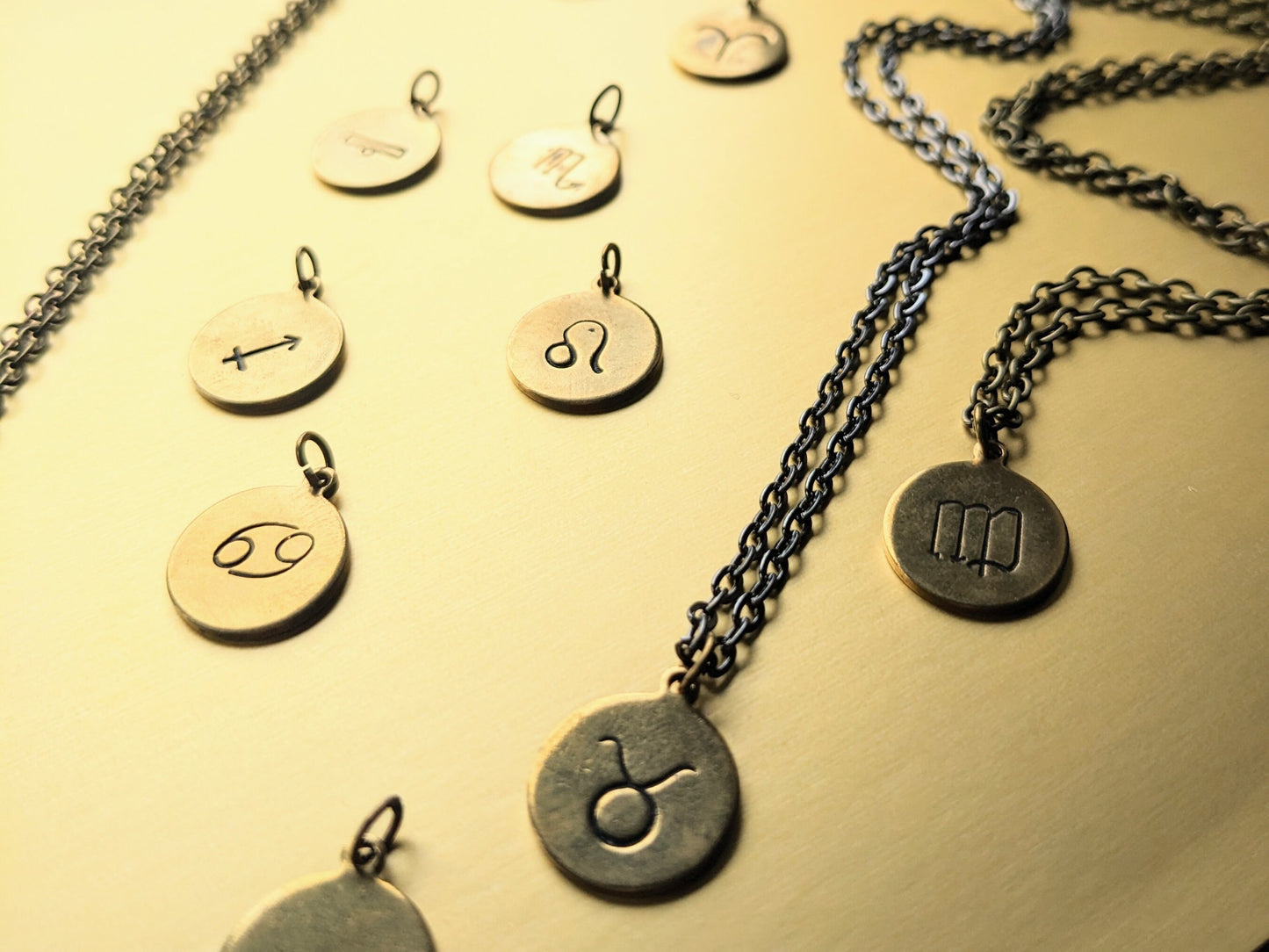 Delicate Star Sign Necklace // astrological sign necklace, astrology pendant, celestial jewellery, best friend gift
