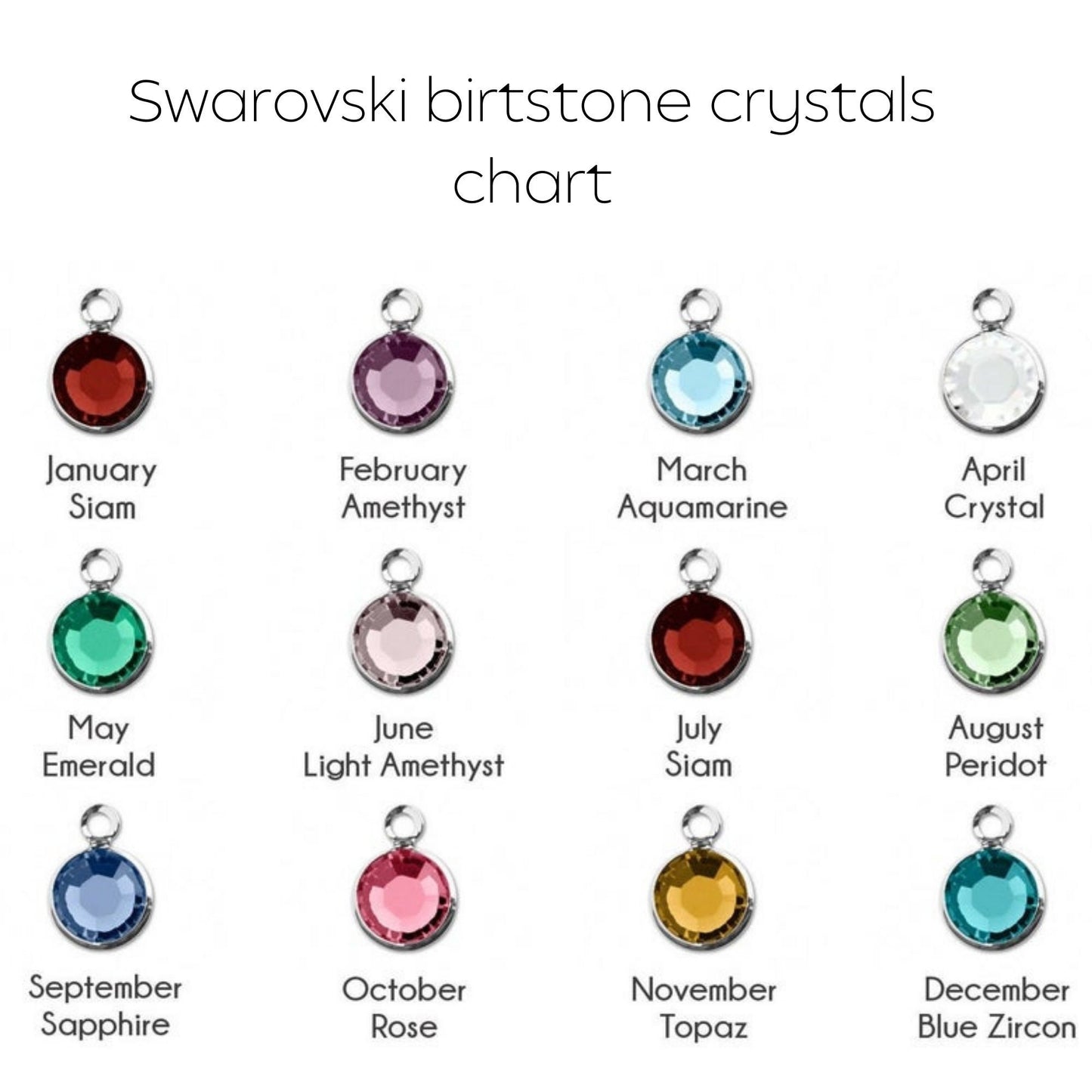 May Birthstone Minimalist Necklace// Swarovski Emerald crystal pendant, May Taurus Gemini birthday gift