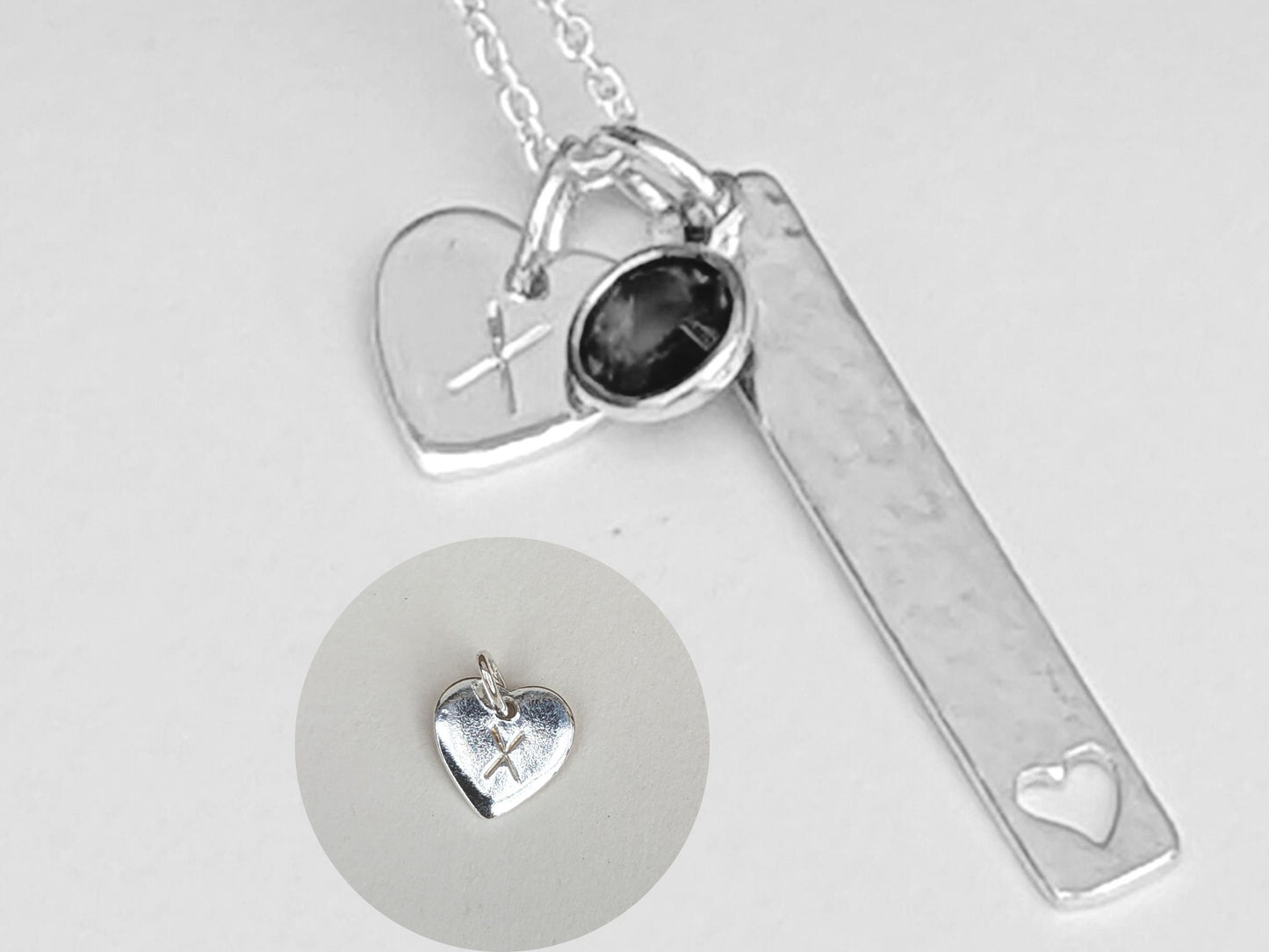 May Birthstone Minimalist Necklace// Swarovski Emerald crystal pendant, May Taurus Gemini birthday gift