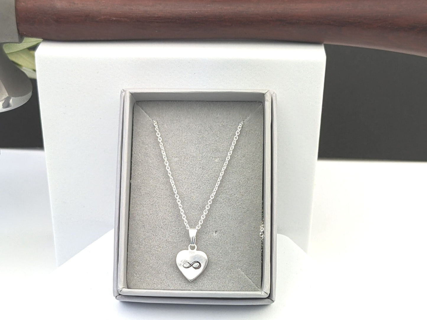 Infinity Charm Heart Necklace // timeless layering necklace, best friend pendant, friendship necklace, minimalist gift
