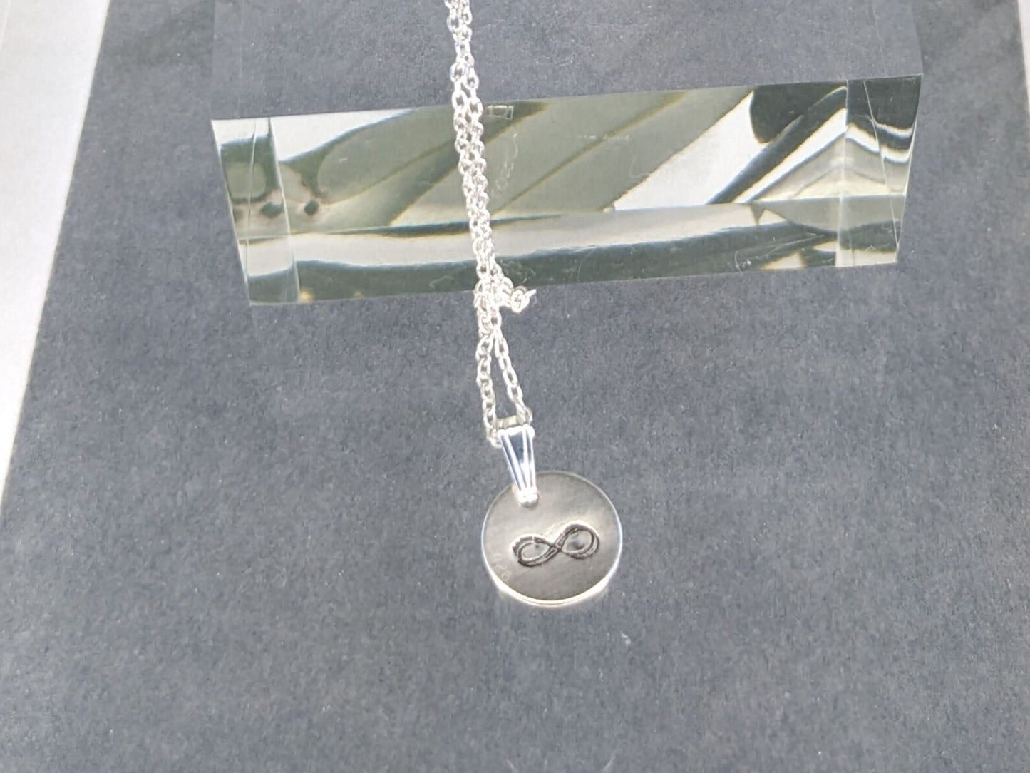 Infinity Charm Heart Necklace // timeless layering necklace, best friend pendant, friendship necklace, minimalist gift